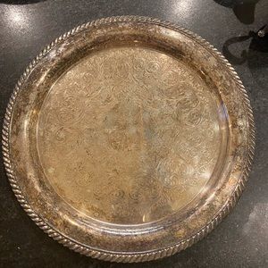 William A. Rogers Silver Platter